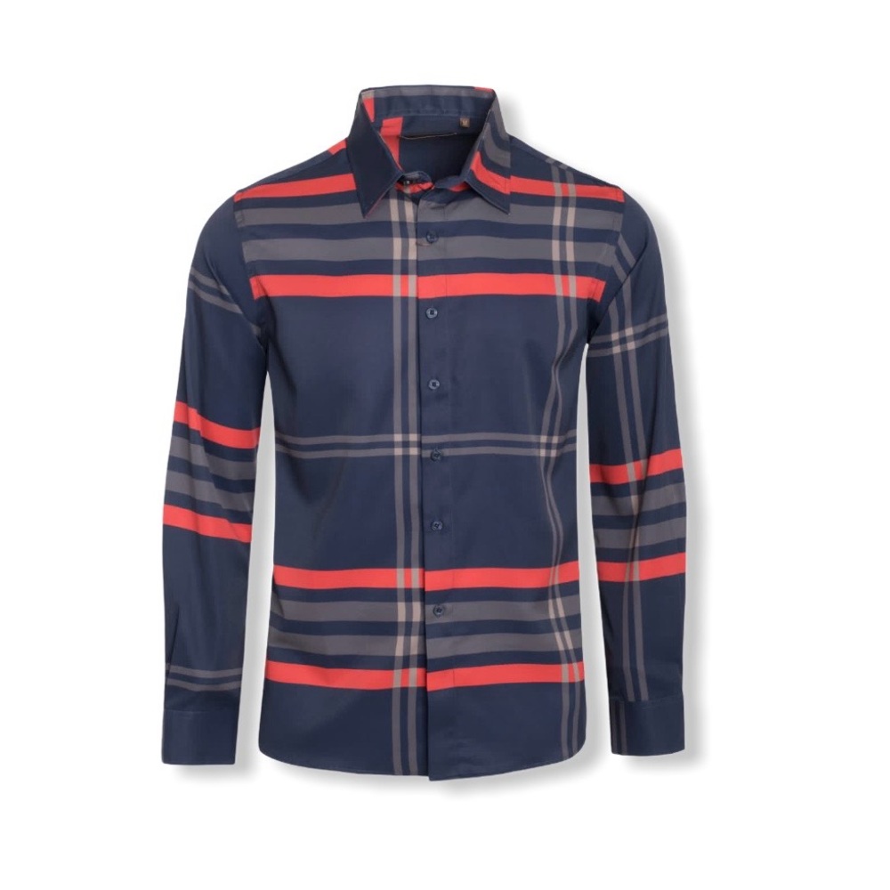 Stylish Striped Button-Up Shirt